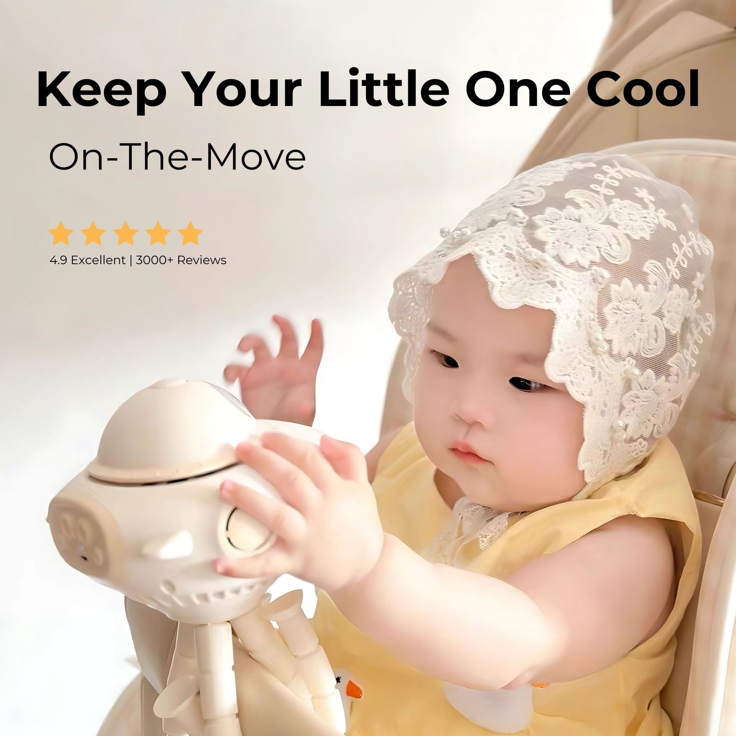 Green 3-in-1 Baby Fan (Limited Edition)