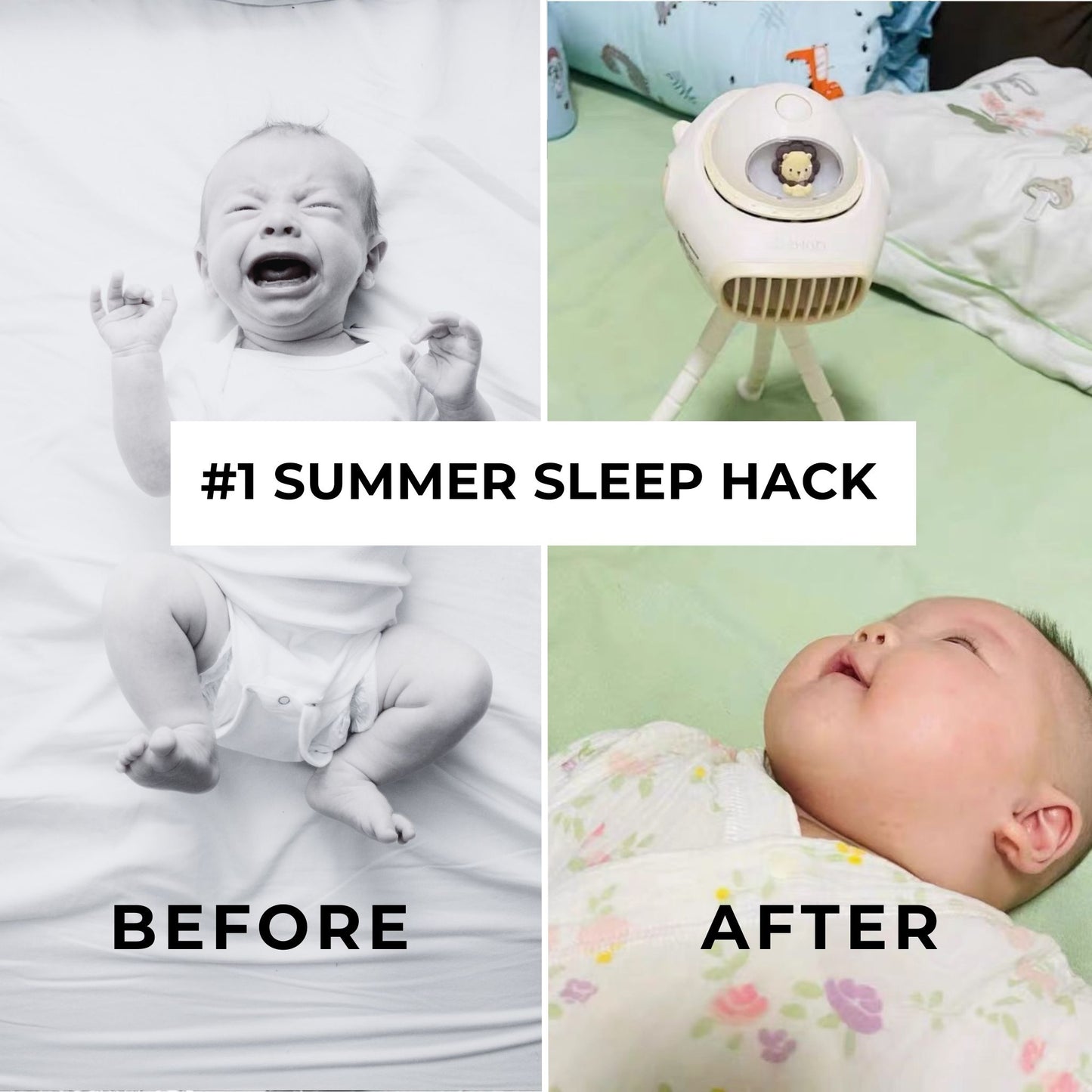 Green 3-in-1 Baby Fan (Limited Edition)