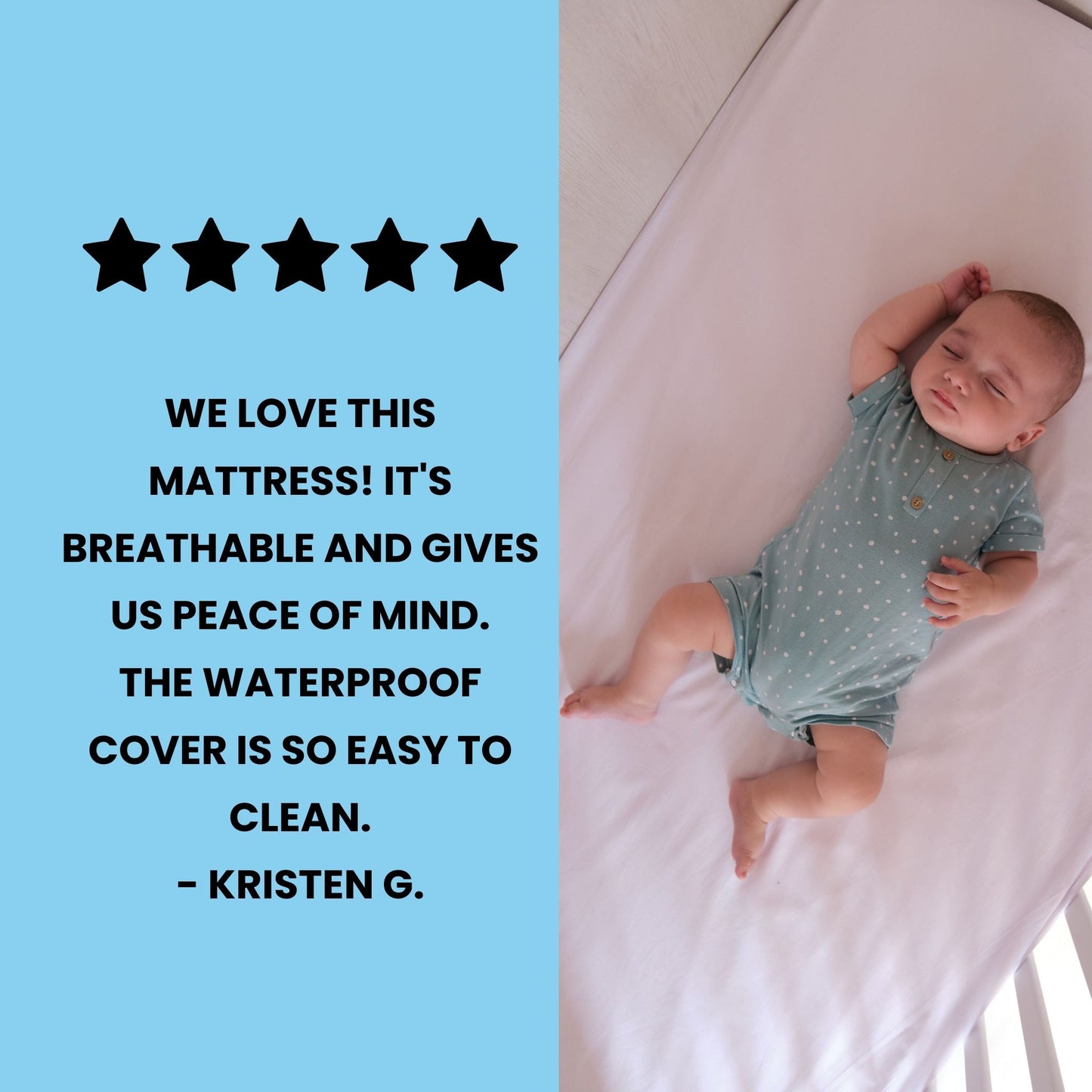 Waterproof Crib Mattress Cover