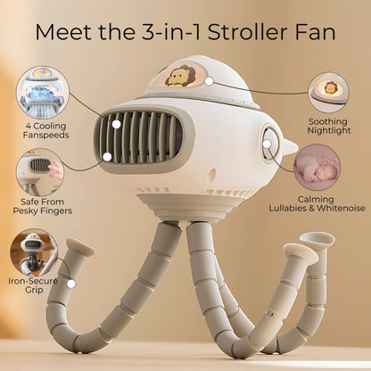 Green 3-in-1 Baby Fan (Limited Edition)