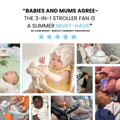 Green 3-in-1 Baby Fan (Limited Edition)