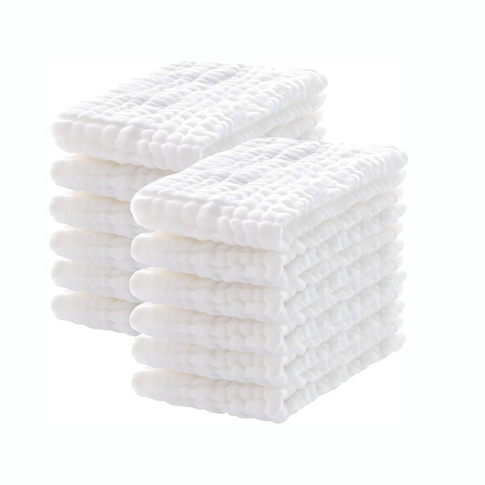 Organic Cotton Muslin Burp Cloths (3PK)